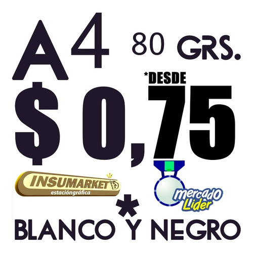 Impresión Digital Bajada Laser Bn Color Grafica Mercadolider