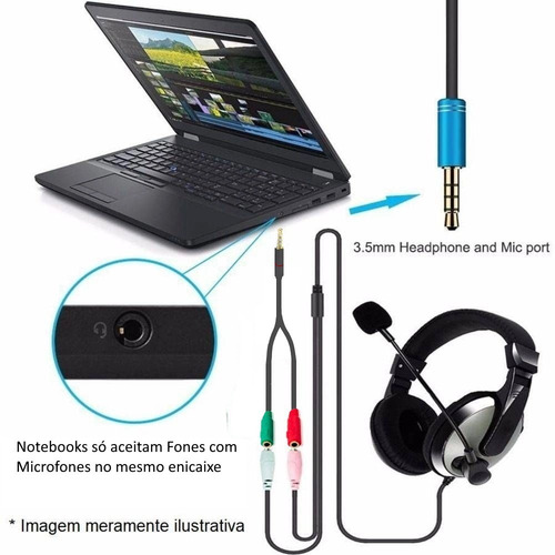 Cabo Adaptador De Áudio P3 P/p2 E P2 Para P3 Kit Com 2 Cabos