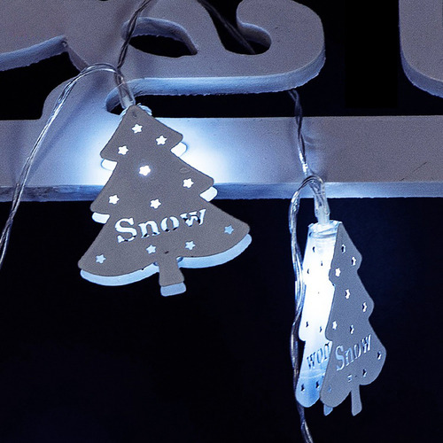 . Farol Navideño Duradero For Decoración, Luces De Hierro