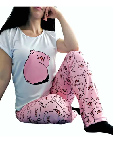 Pijama cerdito mujer sales