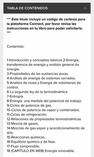 Termodinámica 9a: Termodinámica, De Yunus A. Cengel. Serie 9a, Vol. 1. Editorial Mc Graw Hill, Tapa Blanda, Edición 9a En Español, 2019