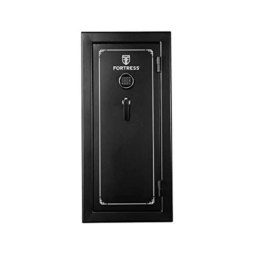 Fortress 24 Gun Fire Safe Con E-lock, Negro