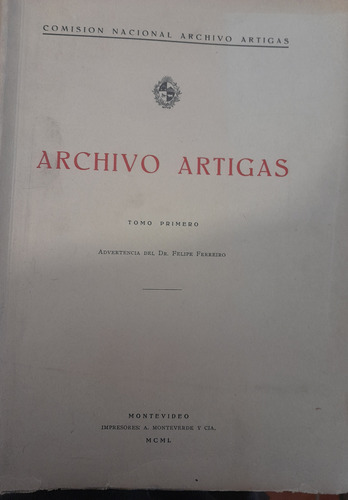 Libro Archivo Artigas 9 T