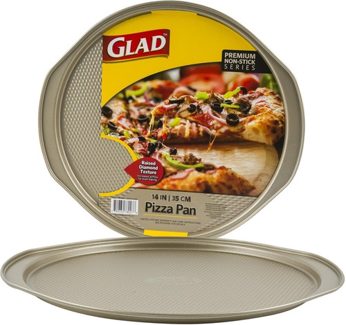 Bandeja Redonda Pizza O Pan Premium Antiadherente Glad 