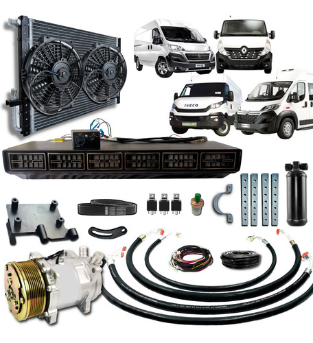 Kit Ar Condicionado Sprinter Toda Van 38.000 Btu E 1 Ano