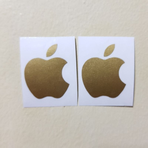 Calcomania Apple Manzana X 2 Para Auto, Moto O Vidrio