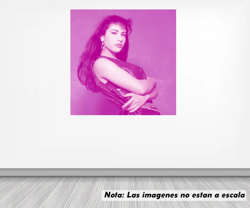 Vinil Sticker Pared 30cm Lado Selena Quintanilla Modld0048