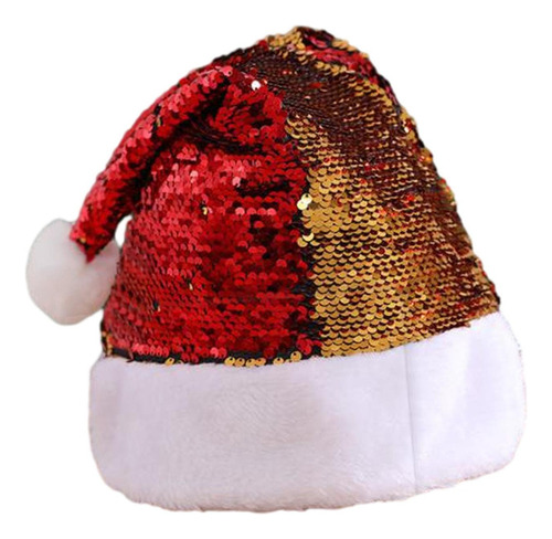 Gorro De Navidad Con Lentejuelas, Gorro De Papá Noel, Gorro