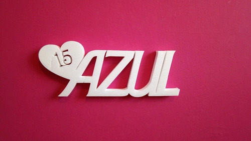 Imagen 8 de 9 de Carteles Nombres Palabras De 20 Cm X 56 Cm Polyfan Corpóreo