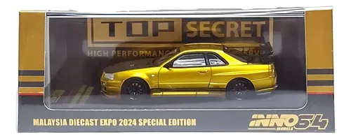 2026 マレーシアダイキャストエクスポ限定 ニッサンスカイラインGT-RR34 Inno64 - Nissan Skyline Gt-r R34 Malaysia Diecast Expo | MercadoLivre