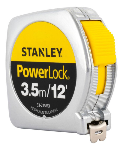 Flexómetro Stanley 3.5m Caja Resistente