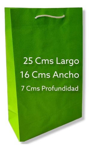 Imagen 10 de 10 de Bolsa Papel Regalo Cotillón Cordon Asa Ajustable Kraft Unico