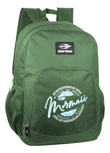 Mochila Mormaii Lifestyle Unisex Logo Verde Oscuro Cli