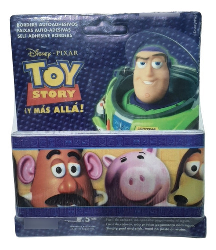 Mini Guardas Autoadhesivas Muresco Toy Story 5 Mts X55mm