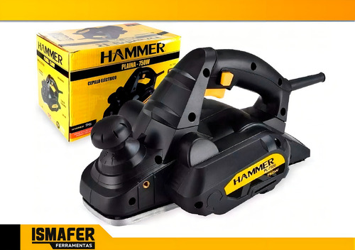 Plaina Elétrica Industrial 750w 220v Hammer Rolamentada Cor