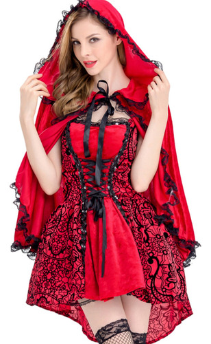 Disfraz De Fiesta De Disfraces De Caperucita Roja Para Adult