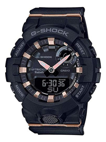 Reloj Casio G-shock S-series G-squad Conectado De Resina Neg