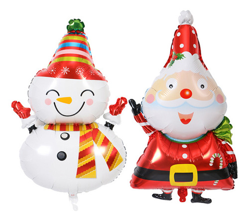 Globo Navideño De 100 X 50 Cm, Globos De Aluminio, Globo De