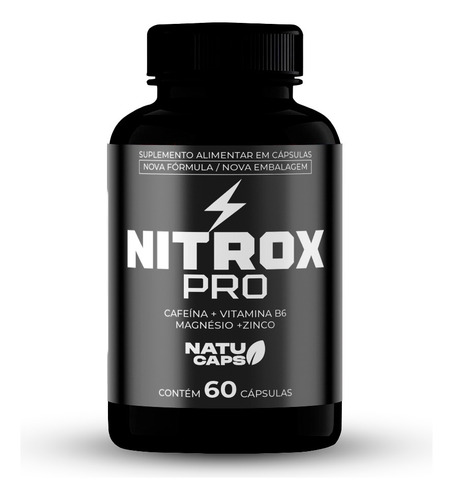 2 Potes De Nitrox Pro 120 Cápsulas - Energia Sem Sabor