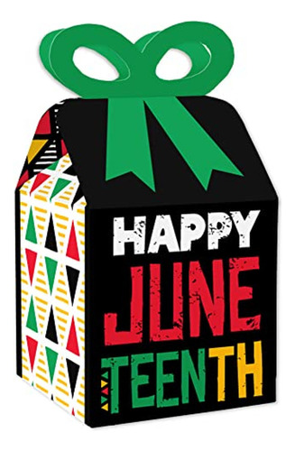 Caja Decorativa Hogar Big Dot Of Happiness Happy Juneteenth