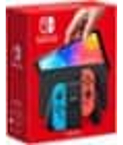 Nintendo - Switch - Modelo Oled Con Joy-con En Rojo Neón Y A