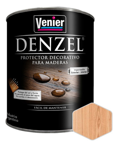 Denzel Brillante Venier Para Madera Interior Exterior | 1lt