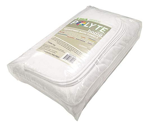 Toalla De Baño De Microfibra Polyte Extragrande, 60 X 30 Pul