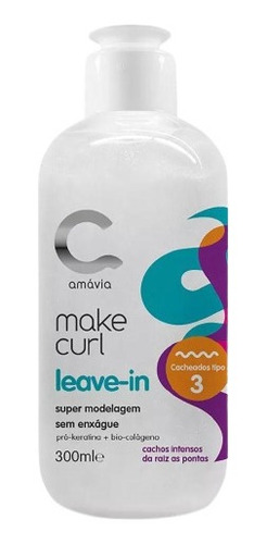 Combo Make Curl Leavein 3 Umidificador Creme De Pentear Kids