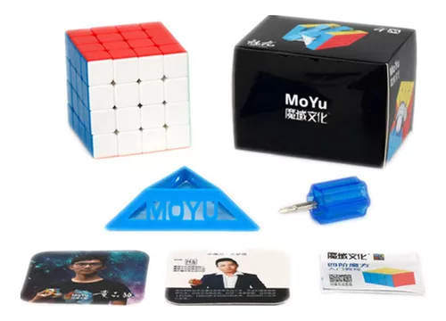 Cubo Mágico 4x4 Magnético Moyu Meilong 4m Stickerless