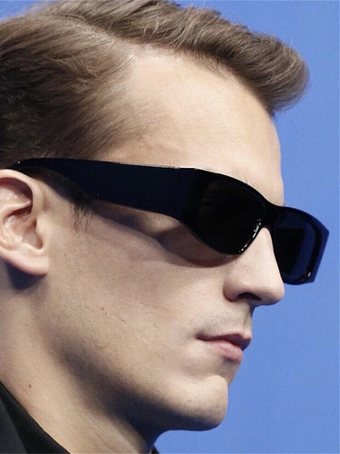 Fashion Vintage Black Square Sunglasses Woman Luxury Brand S