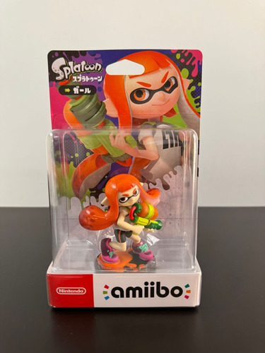 Amiibo Inkling Girl Orange Splatoon