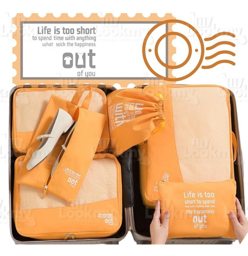 Imagen 4 de 10 de Organizador De Viaje Valija Accesorio Estuche Ropa Neceser