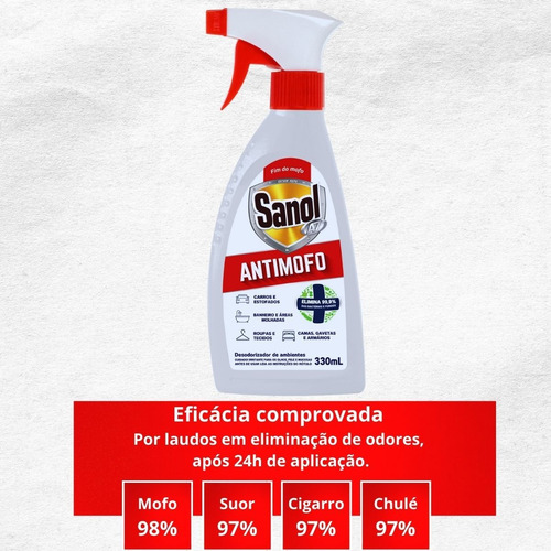 Imagem 4 de 5 de A7 Anti-mofo Sanol Gatilho 330ml