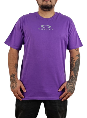 Camiseta Oakley Bark New Tee Purple
