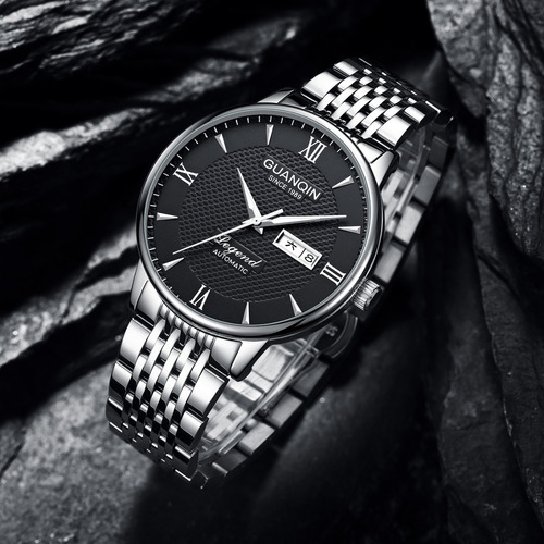 Guanqin Reloj De Pulsera Luminoso Con Calendario Para Hombre