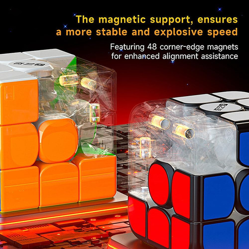 Liangcuber Qy Toys Smart Cube 3x3 Speed Cube Magnético Sin