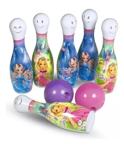 Brinquedo Jogo Super Boliche Infantil Princesas Criança Bebe