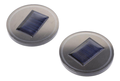 2 Unids Copa Led Copas De Soporte Solar Led Base De Lámpara