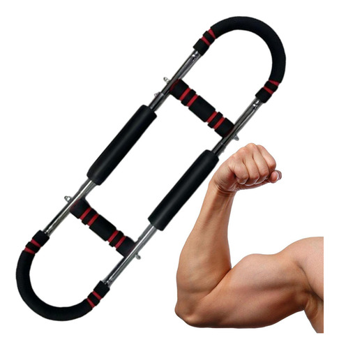 Arm Trainer Força Muscular Primeiro Equipe Ajustável Bar