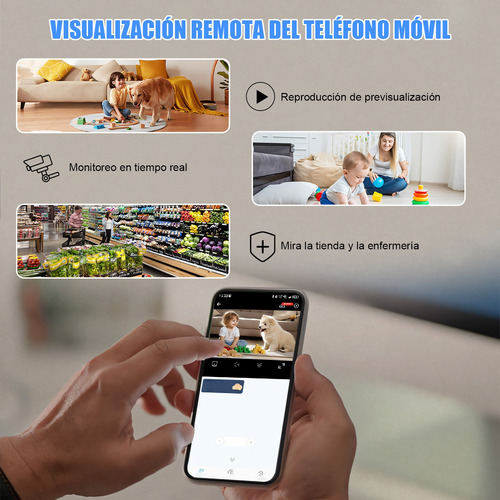 3mp Mini Cámara Espía Anbolm Wifi Hd Cámaras De Seguridad