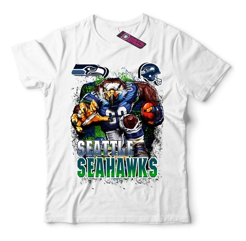 Remera Seattle Seahawks Equipo Nfl 27 Dtg Premium