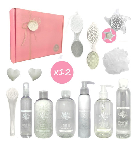 Kit Relax Caja Regalo Mujer Set Jazmín Zen Spa Aroma N101