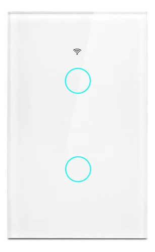 Interruptor Luz Pared Inteligente Wifi 2 Vías, Touch Switch