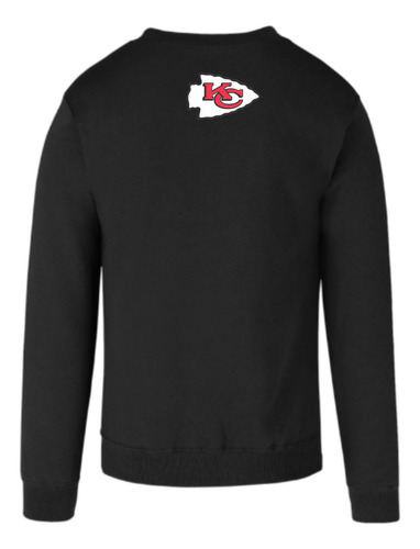 Sudadera Nfl Chiefs Modelo 2 Sin Capucha Cuello Redondo