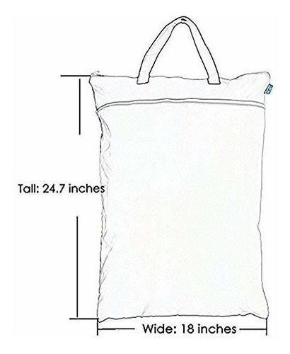 Bolsa Húmeda Y Seca Damero, Reutilizable Para Pañales Y