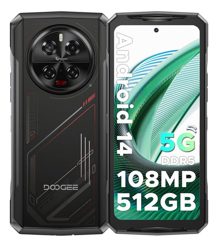 Doogee V40 5g 512gb 32gb Ram 8680mah Resistente Negro