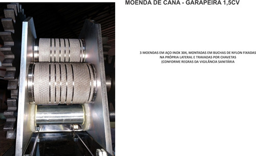 Garapeira Maquina Caldo De Cana Garapa Inox