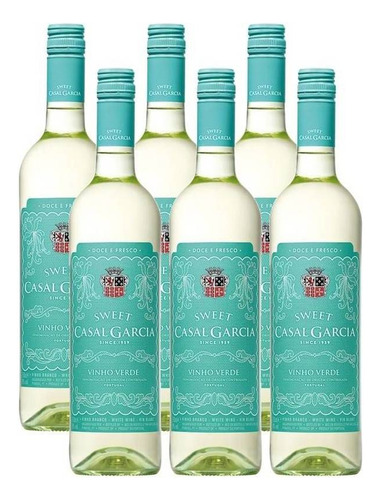 Vinho Casal Garcia Sweet Branco Suave 750ml 06 Unidades
