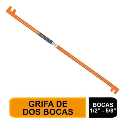 Grifa De Dos Bocas De 5/8 Y 1/2', Truper, 10865