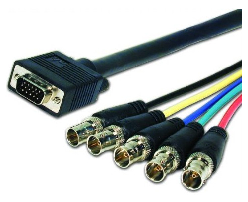 Comprehensive Hr Pro Serie Vga Hd15 Jack Conector Bnc Cable